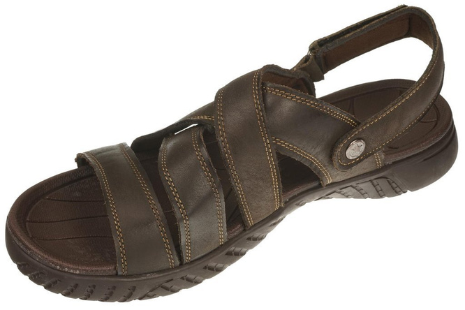 Men's sandals Le Scarpe MA9867-8BR brown size 40-45