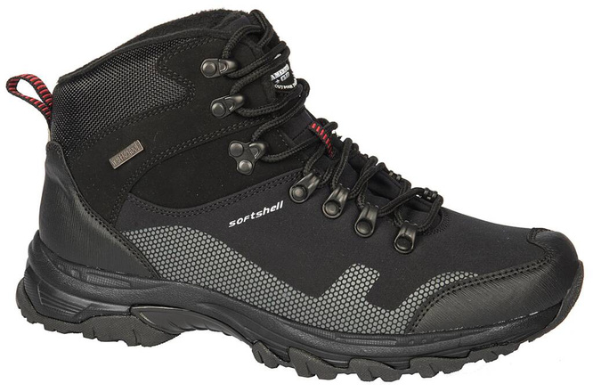 Buty trekkingowe młodzieżowe American Club DWT-157 czarne rozm.36-41