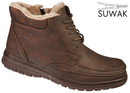 Men’s winter boots Cabin MME4556-2BR brown sizes 40–46