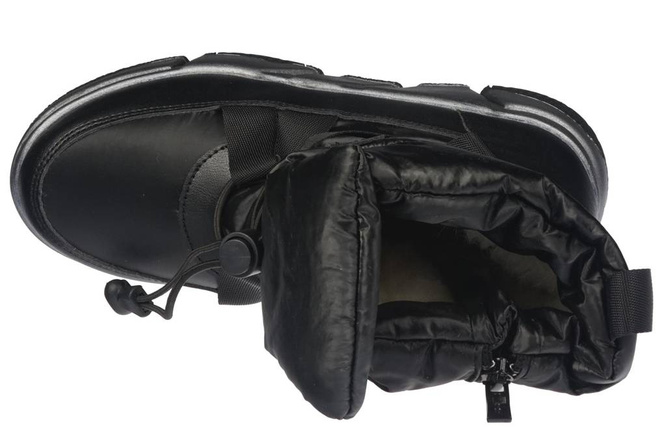 Children's winter shoes Clibee CA-91BL black size 32-37