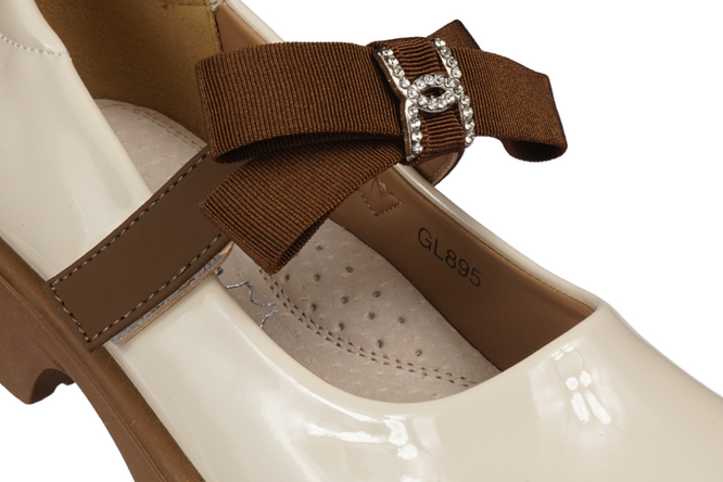 Girls' shoes apawwa cgl895p-2be beige size 32-37