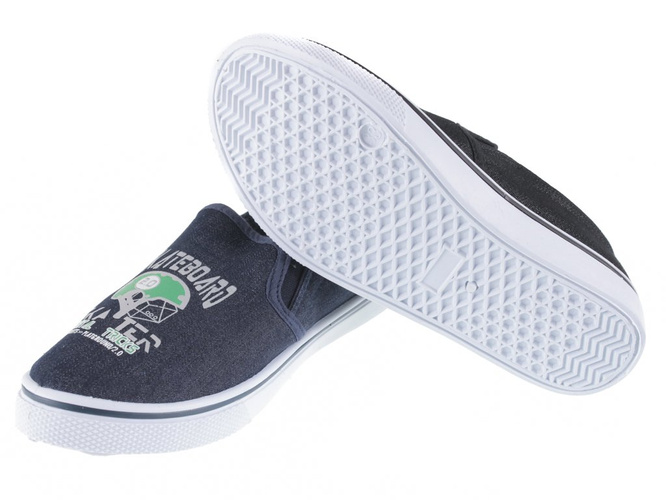 Cotton Club children's sneakers C5SP-619-LS black and navy blue, size 31-36