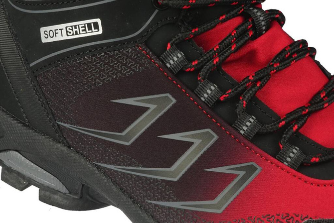 Buty trekkingowe męskie Superun M8635-18RE czerwone rozm.41-46