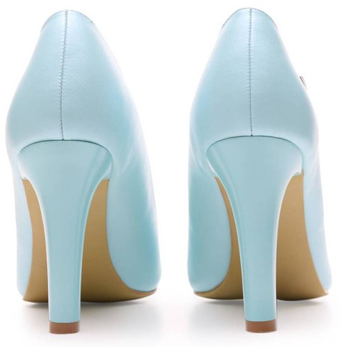 Pumps for women Sergio Leone D1457JNI light blue, size 36-41