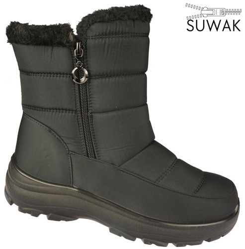 Le Scarpe DA7120-1BL women's snow boots, black, sizes 36-41