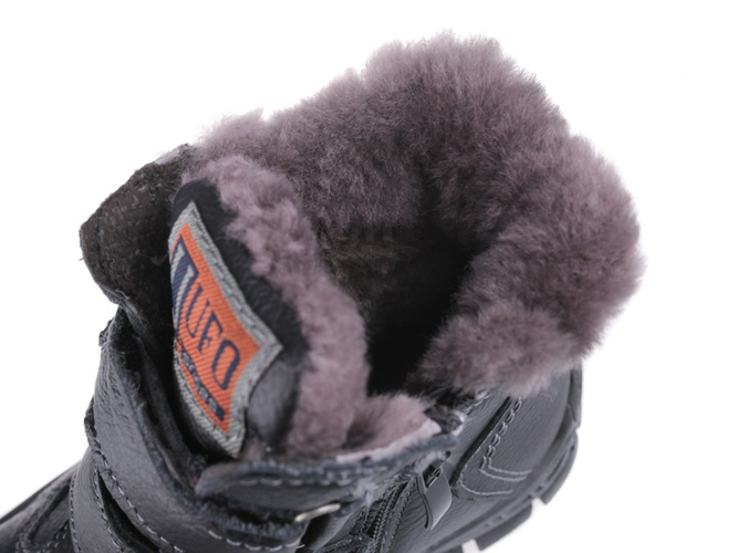 Children's winter shoes Clibee B8847-1BL black size 27-32