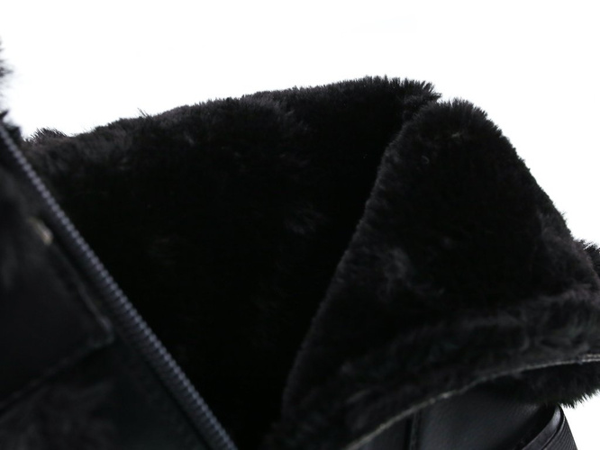 Women's winter shoes Xufeng D30UBL black size 36-41