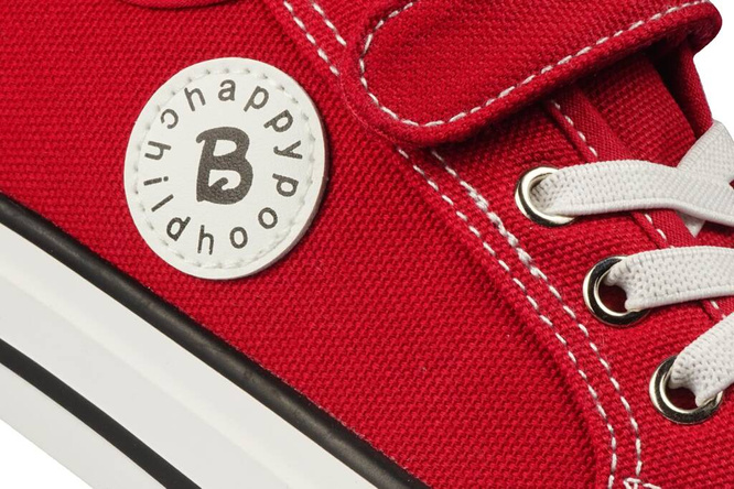 Children's sneakers BESSKY CMY009-6CRE red size 32-37