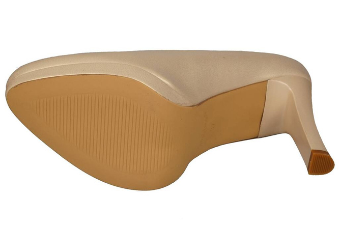 Sergio Leone D1438CH women's high heels, gold, sizes 36-40