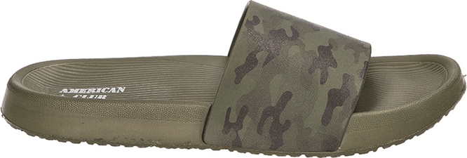 American Club youth pool flip-flops DNH-172 khaki and black size 37-41