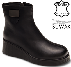 Buty zimowe damskie Skotnicki DB-3-1503BL czarne rozm.36-41