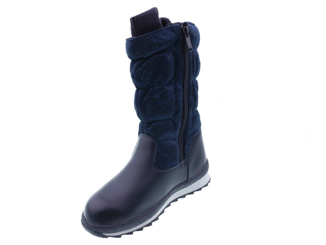 Winter boots for children Clibee CK-800BU navy blue size 32-37