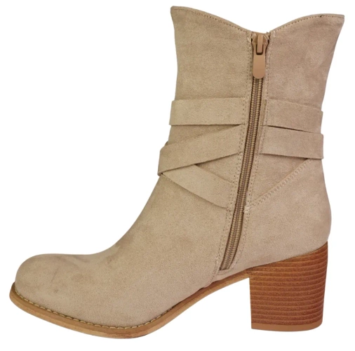 Kowbojki damskie Skotnicki DB-3-Y85BE beżowe rozm.36-41