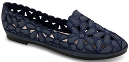 Women's ballet flats Skotnicki DP-3-0568NA, navy blue, sizes 36-41