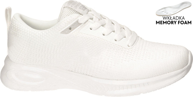 Buty sportowe damskie American Club DRD-18 białe i czarne rozm.37-41