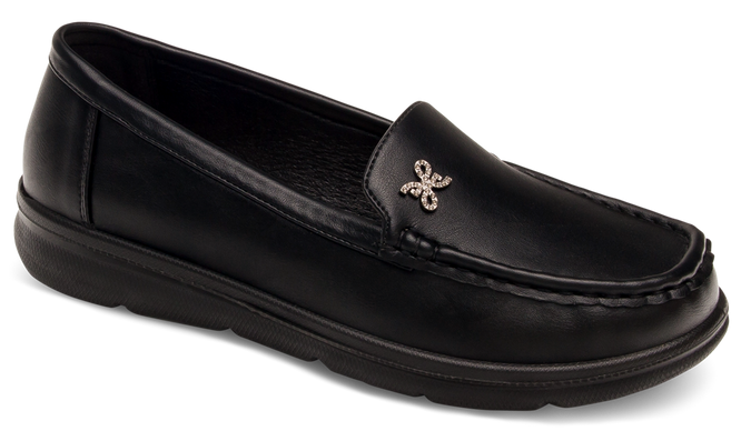 Women's loafers Skotnicki DP-3-0689BL black size 36-41