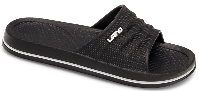 Men’s pool slides Lano MKL-4-0205 navy and black, sizes 40–45