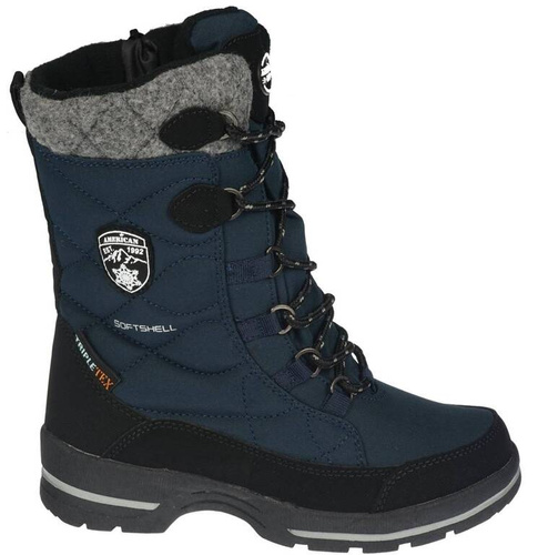 Buty zimowe dziecięce American Club CSN-14 granatowe rozm.32,33,34,35