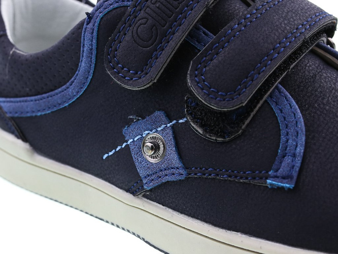 Children's shoes Clibee CP-177DBU navy blue size 32-37