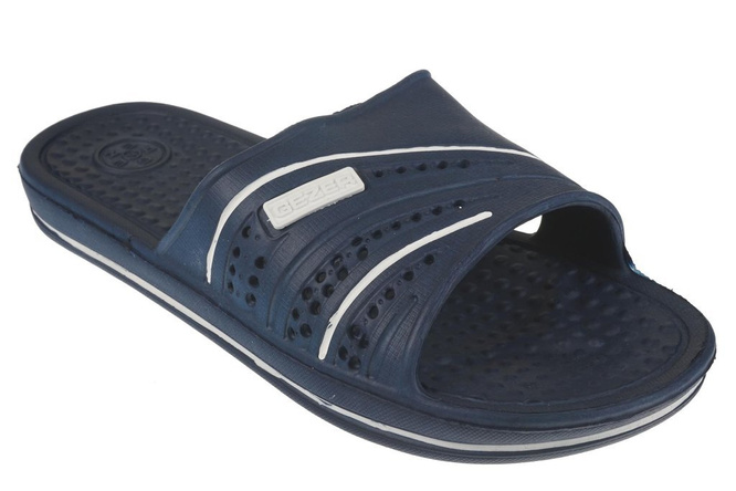 Men's pool slippers Gezer M71A970.403 navy blue size 40-44