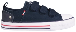 Youth Sneakers American Club DLH-119 – Navy and Black, Sizes 34-39