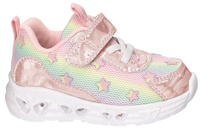 American Club AES-73 children's sports shoes pink and white, size 22-26