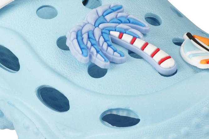 American Club BNH-131 children's swimming pool flip-flops, blue and white, sizes 24-28