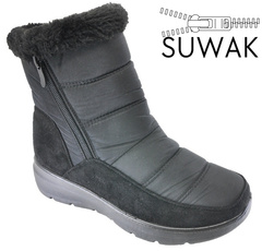 Śniegowce damskie Ladie's Style DLS-009BL czarne rozm.37-42