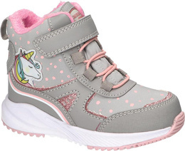 American Club BRL-92 gray and navy blue children's winter shoes, size 28-32