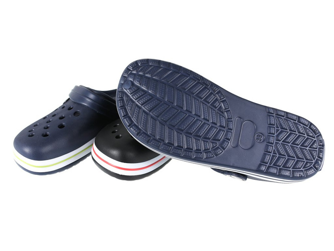 Women's pool slippers Sunlanse DH133-2 navy blue, green and red, size 36-41