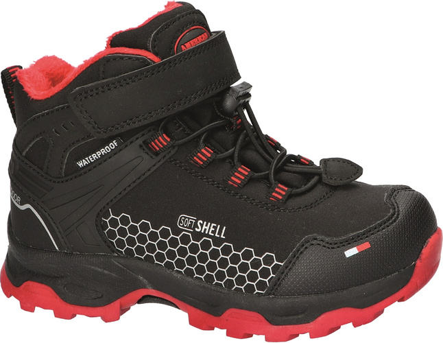 Children's winter shoes American Club AHL-30 blue or red size 22-26