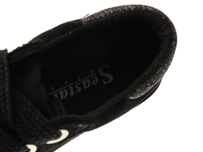 Tenisówki damskie SeaStar DAK03PBL czarne rozm.36-41