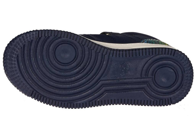 Buty przejsciowe dziecięce American Club BBD-24 czarne i granatowe rozm.27-31