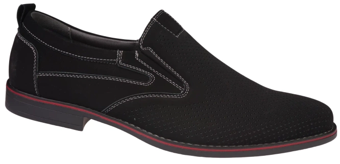 Półbuty męskie Meideli MU63300-1BL czarne rozm.40-45