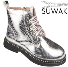 Children's transition shoes Apawwa BNQ428SI silver size 26-31