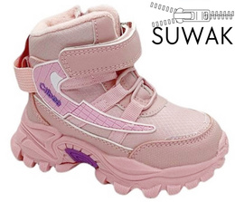 Children's winter shoes Clibee AH-288PI pink size 21-26