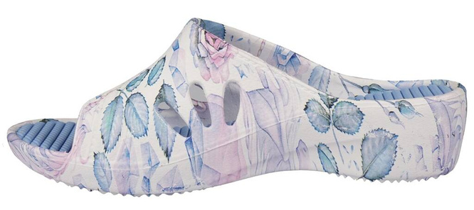 American Club DNH-100 women's pool slippers blue and lilac size 36-41