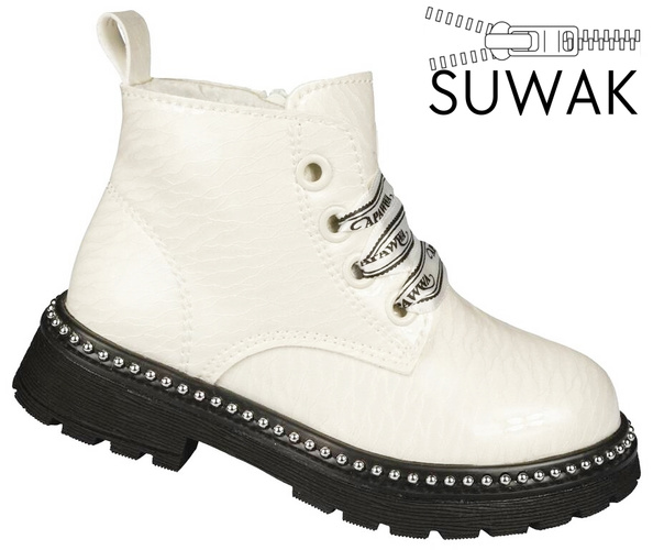 Children's transition shoes Apawwa CNQ735WH white, size 31-36