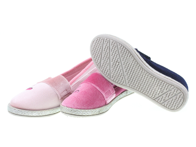 Cotton Club children's sneakers C5SP-539-LS navy blue and pink size 31-36