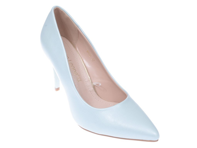 Women's high heels Sergio Leone D1878JNI light blue, size 36-40