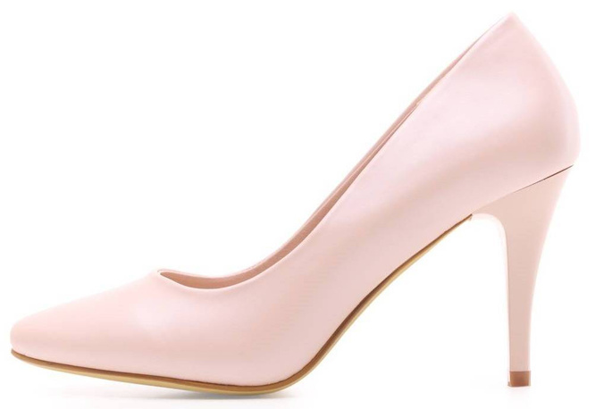 Women's high heels Sergio Leone D1399JROPE light pink size 36-41