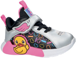 Buty sportowe dziecięce American Club ABD-20 szare i niebieskie holograficzne rozm.22-26
