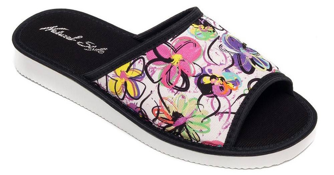 Meteor DV033 ALA women's slippers pink and blue size 36-41