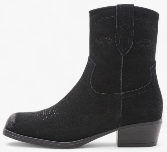 Kowbojki damskie Sergio Leone DBT284-SCZ czarne rozm.36-40