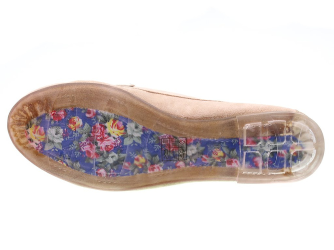 Women's loafers Sergio Leone D721-10BE beige size 36-40