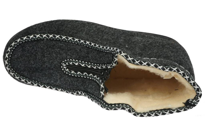Men's slippers from Łukpol/Stomil MTATRZANK880SZ gray size 41-45