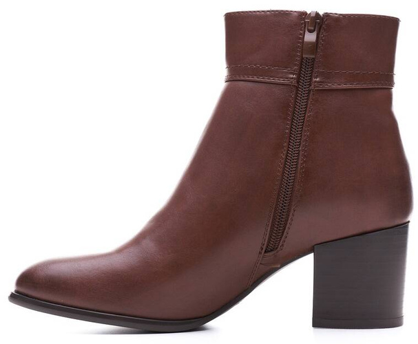 Buty zimowe damskie Sergio Leone DBT631BRSK brązowe rozm.36-40