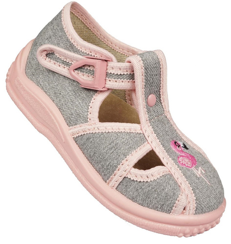 Gray ZetPol TOSIA children's sneakers, size 18-27