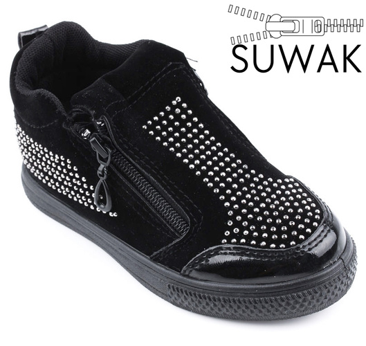 Children's sports shoes Haver BR51D-1BL black size 25-30