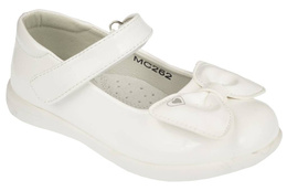 Baleriny dziecięce Apawwa BMC262WH białe rozm.26-31